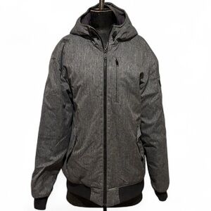 Vintage 2000’s Vans Men's Charcoal Gray Winter Jacket | Excellent Condition